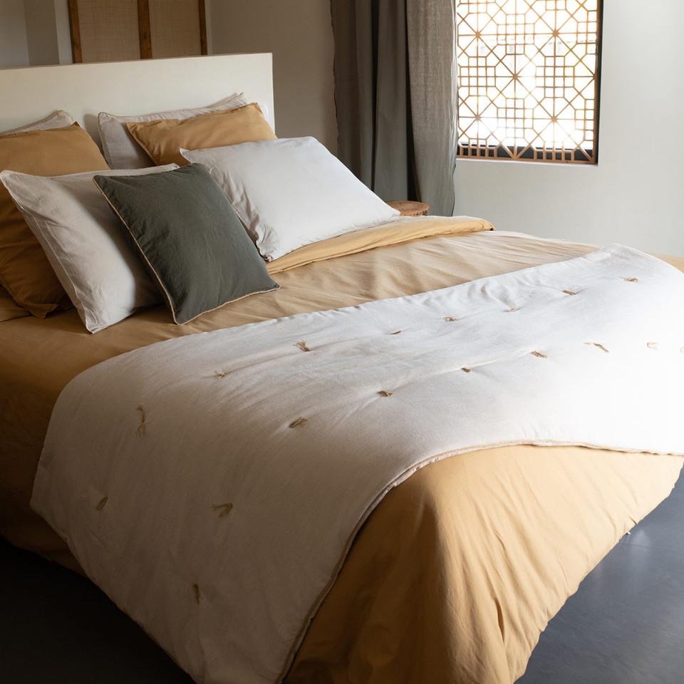 Drap Housse en Coton Lavé PALACE