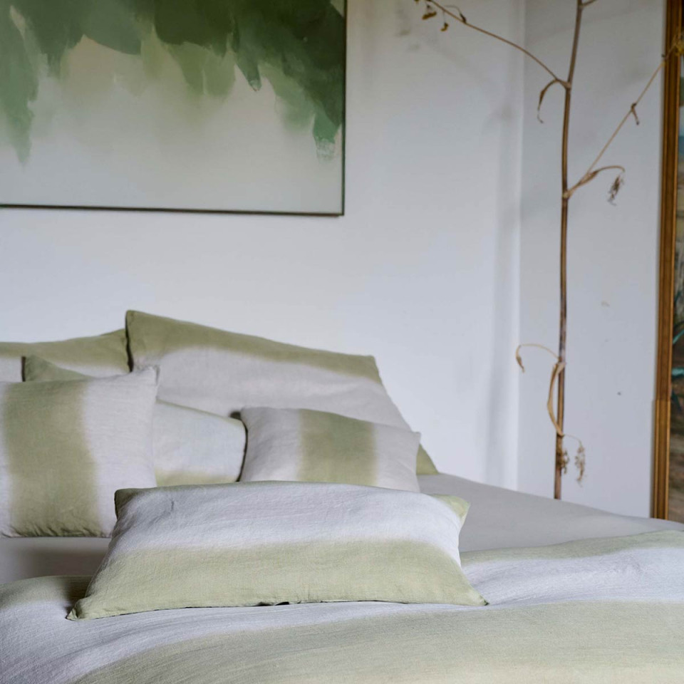 Housse de Coussin Lin et Coton Tie and Dye DEEPALI