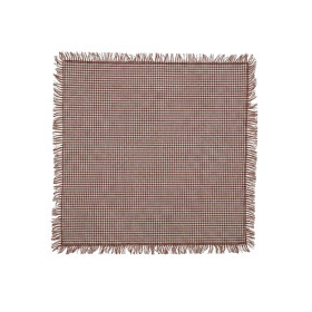 Serviette de Table en Coton Vichy Frangé VIC