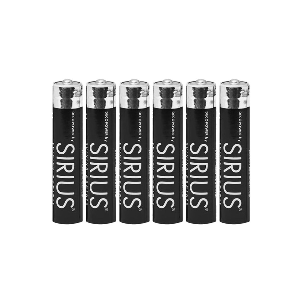 Piles alcalines AAA DecoPower, lot de 6
