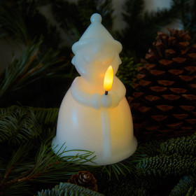 Père Noël Lumineux en Cire CLAUS