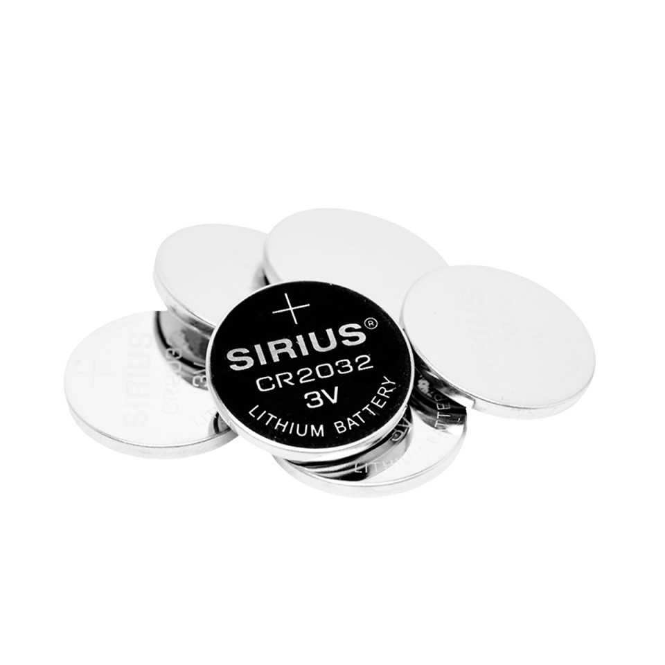 Set de 6 Piles CR2032 SIRIUS