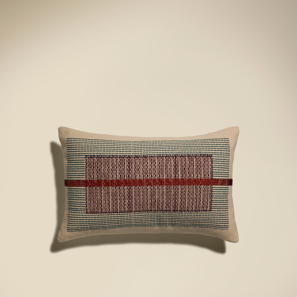 Coussin en Laine et Coton NIL  