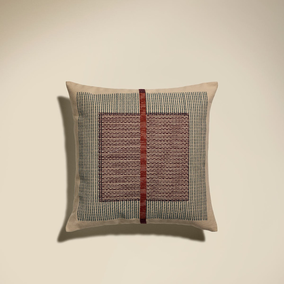 Coussin en Laine et Coton NIL  