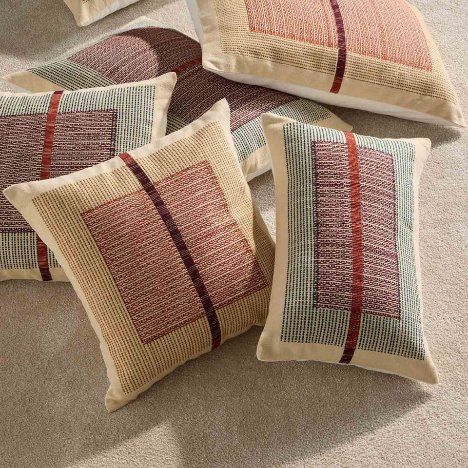 Coussin en Laine et Coton NIL  