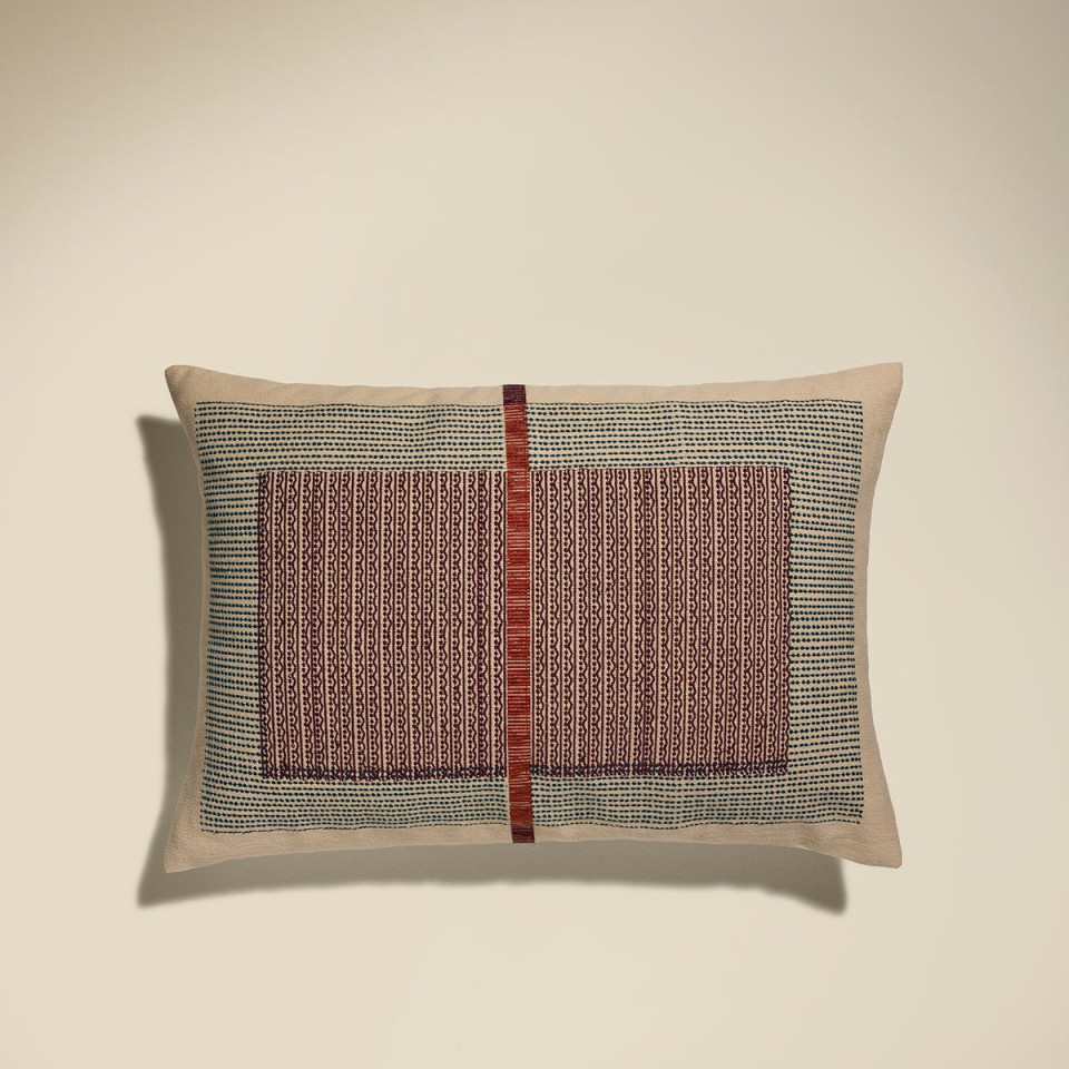 Coussin en Laine et Coton NIL  