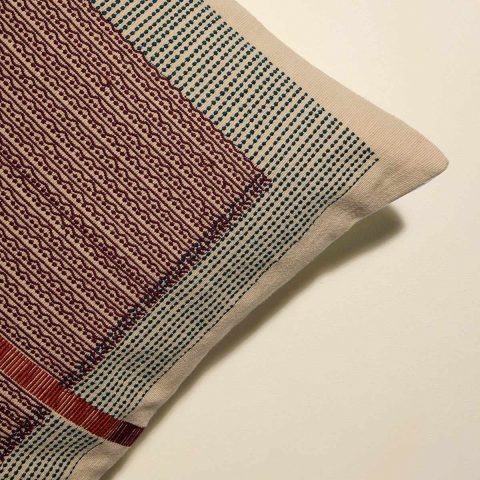 Coussin en Laine et Coton NIL  