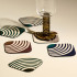Set de 6 dessous de verre Mirage Maison Sarah Lavoine