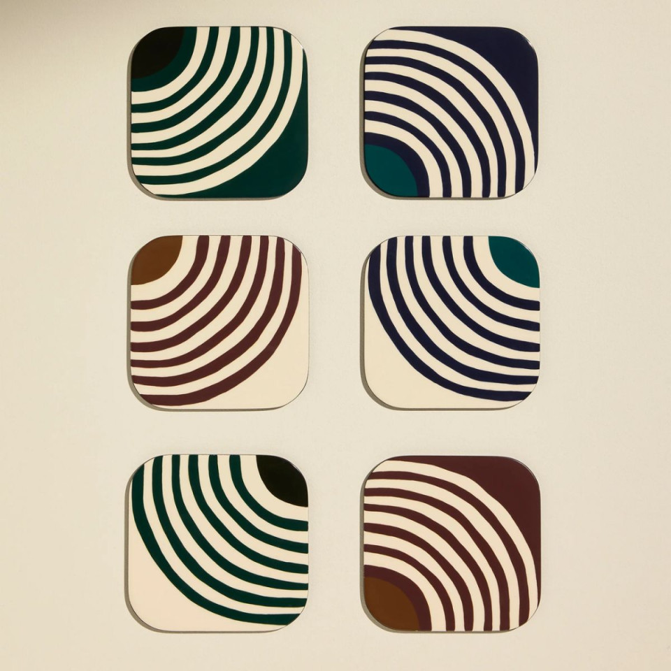 Set de 6 Dessous de Verre MIRAGE