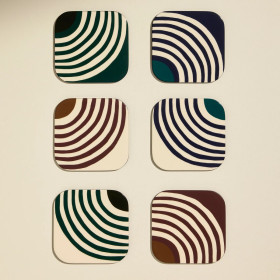 Set de 6 Dessous de Verre MIRAGE