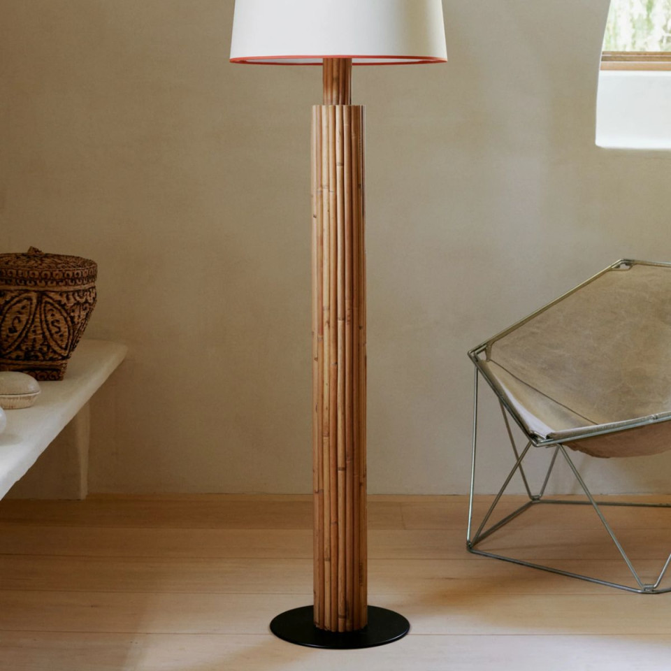 Lampadaire en Rotin RIVIERA