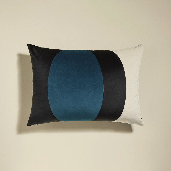 Coussin en Velours LUNE - Maison Sarah Lavoine | Impression lin