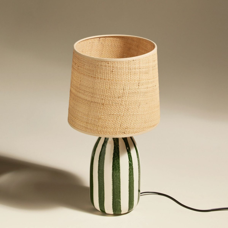 Lampe de table Rayée PALMARIA