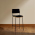 Chaise de bar en velours Double Jeu Maison Sarah Lavoine