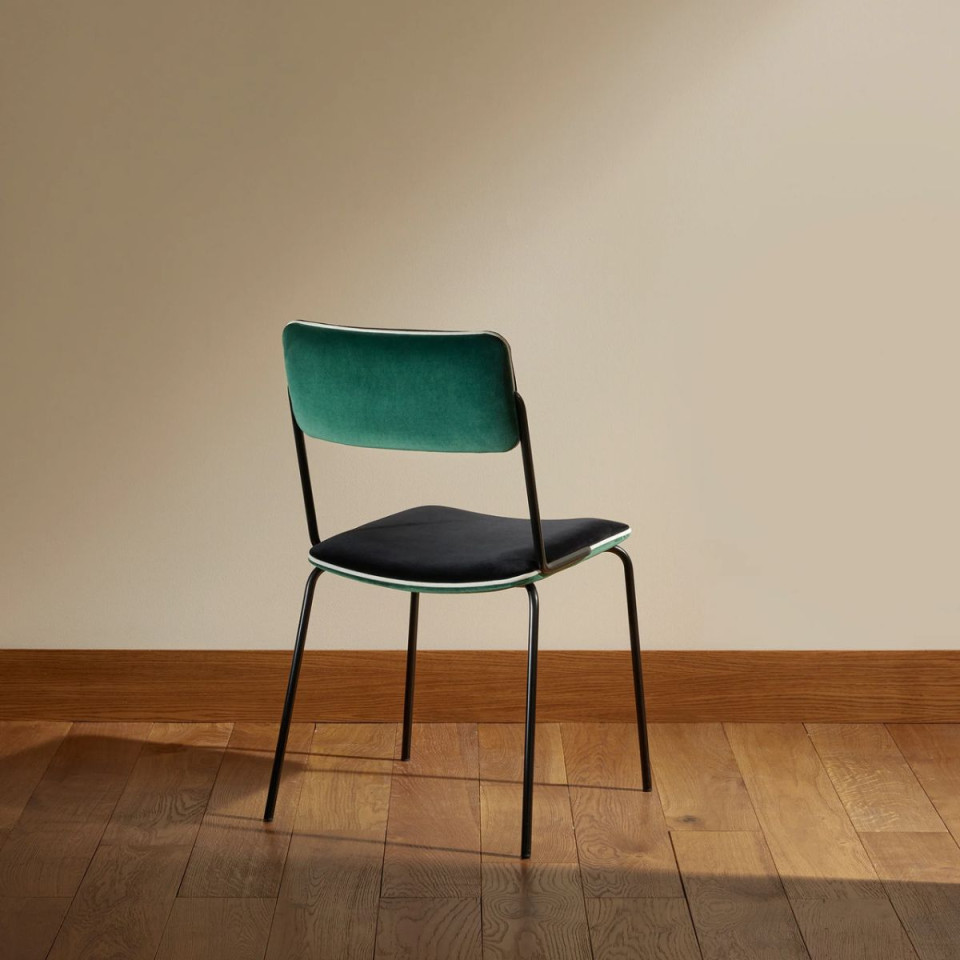 Chaise en velours Double Jeu Maison Sarah Lavoine