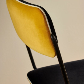 Chaise en Velours DOUBLE JEU