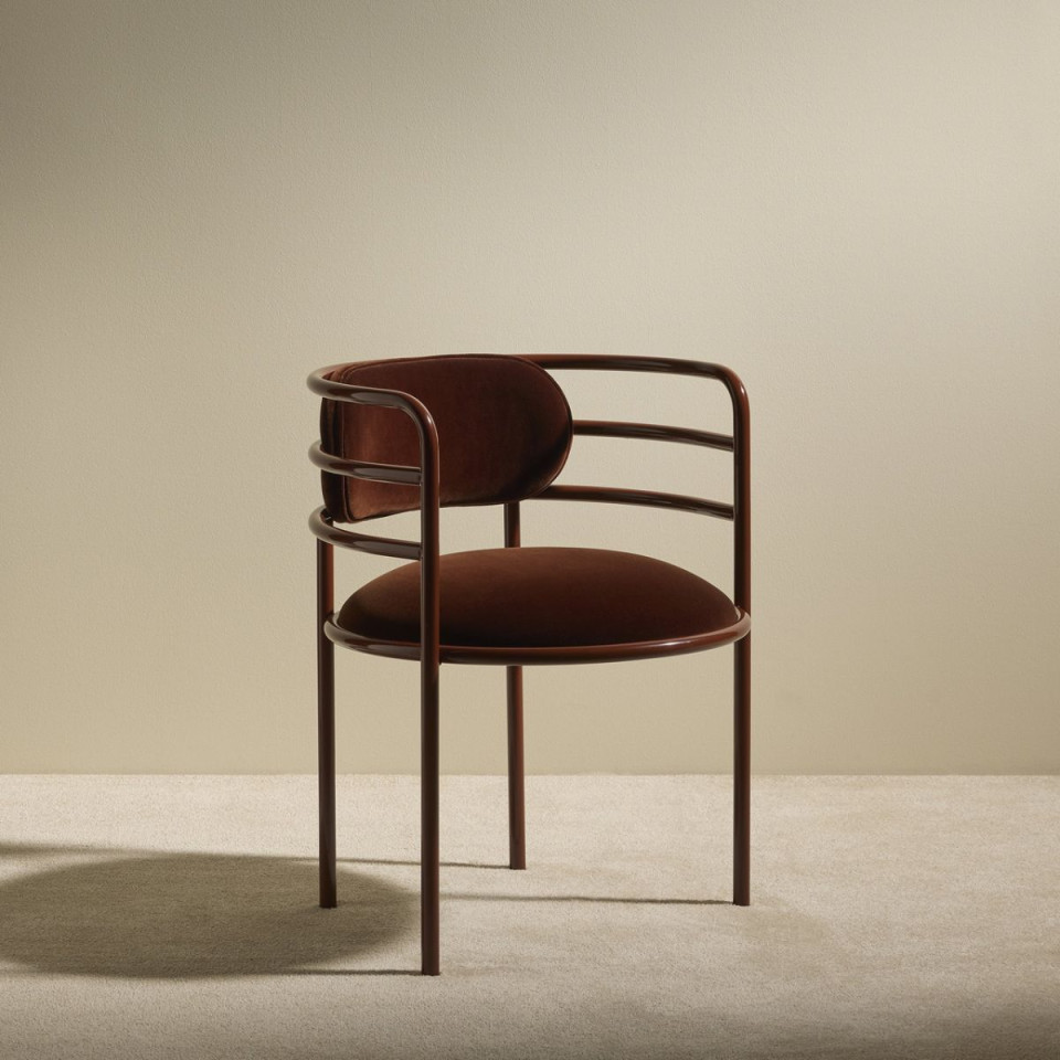 Chaise en Velours MOON