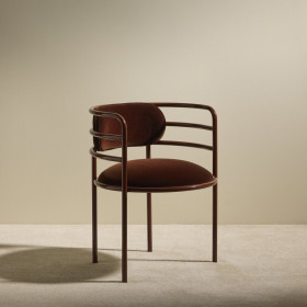 Chaise en Velours MOON
