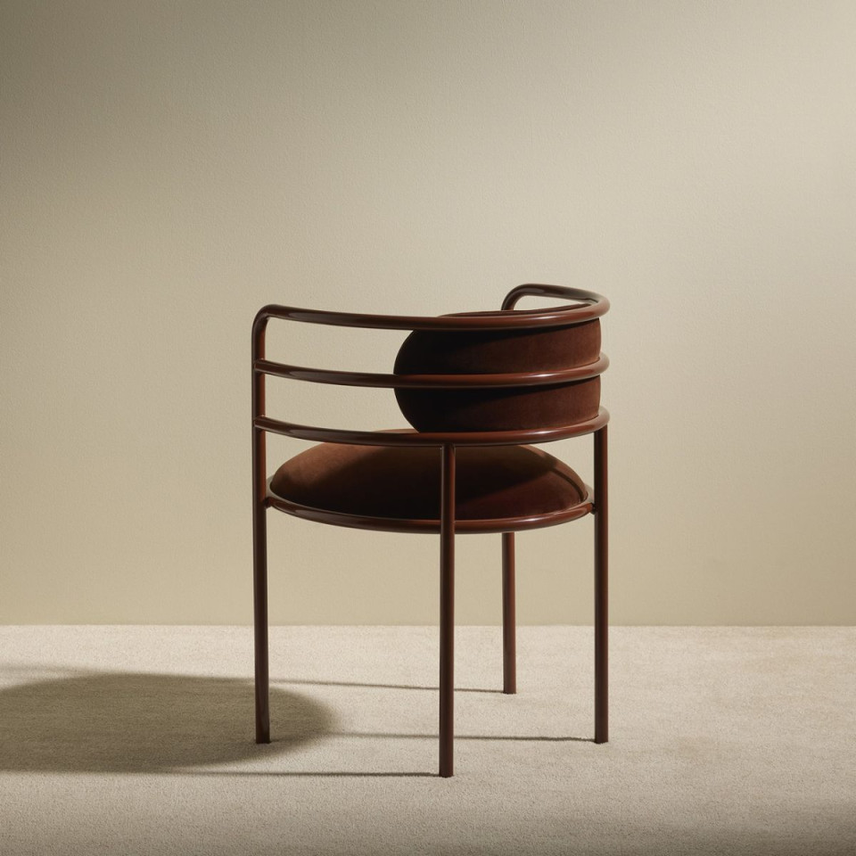 Chaise en Velours MOON