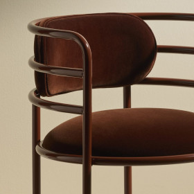 Chaise en Velours MOON