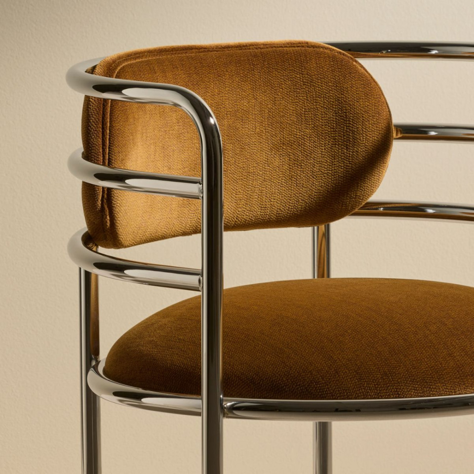 Chaise en Velours MOON