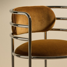 Chaise en Velours MOON