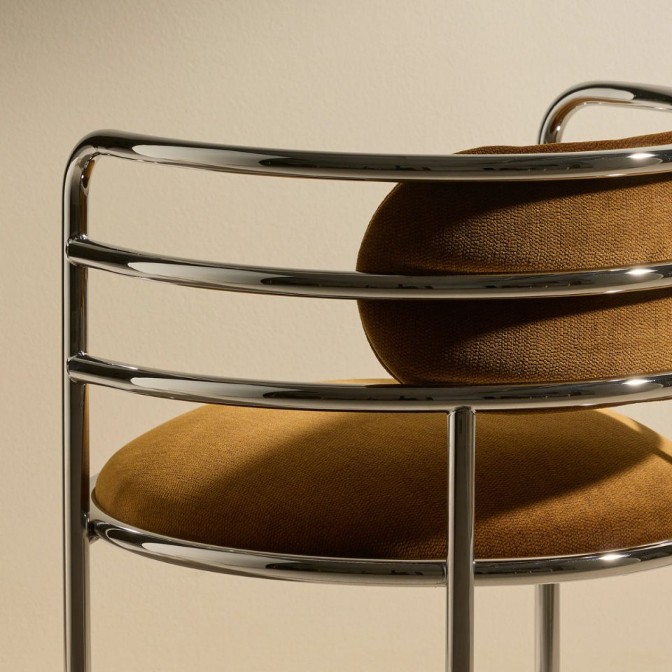 Chaise en Velours MOON