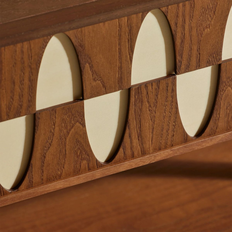 Table de chevet en Bois ECAILLES