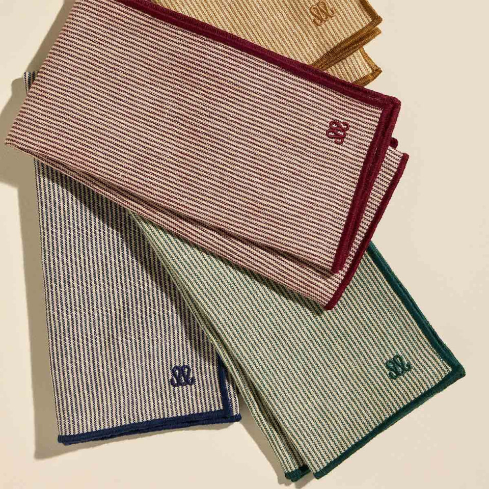 Serviette de Table Coton et Lin TEMPO 