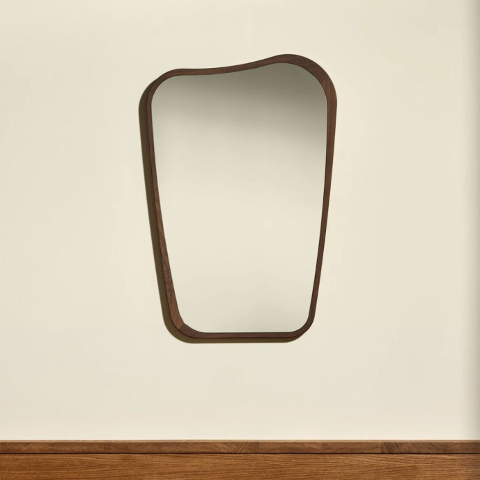Miroir en noyer huilé Organique | Maison Sarah Lavoine