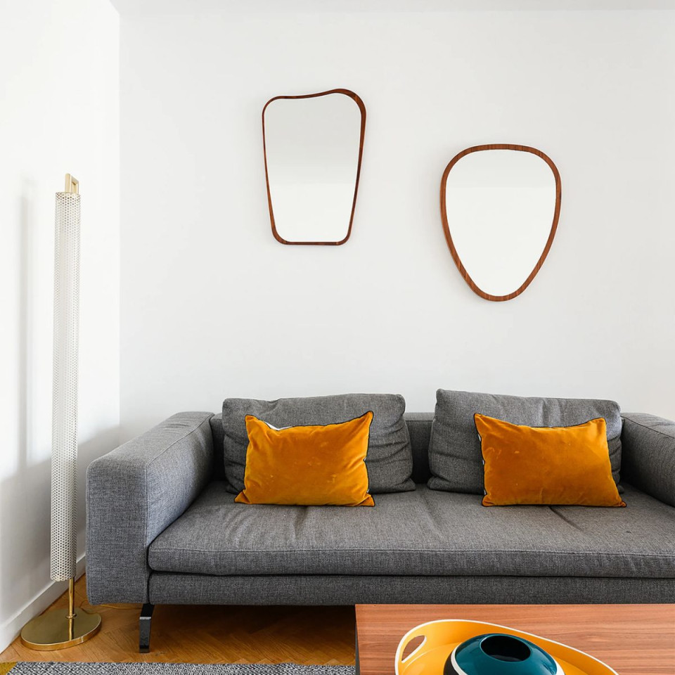 Miroir en Noyer ORGANIQUE