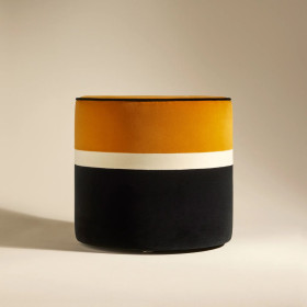 Pouf en Velours LEO