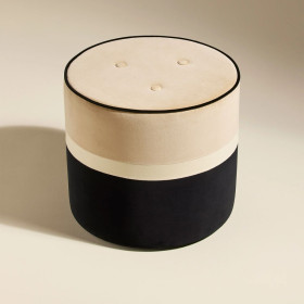 Pouf en Velours LEO