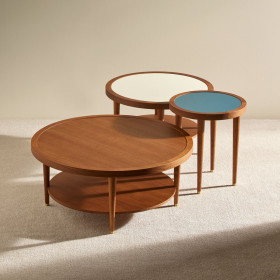 Table basse ronde en Chêne PUZZLE GM