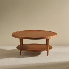Table basse ronde en Chêne PUZZLE GM