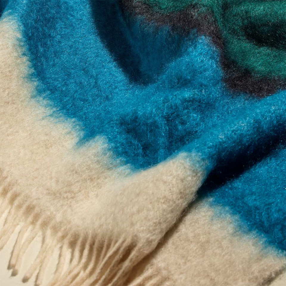Plaid Mohair et Laine SERENITY 