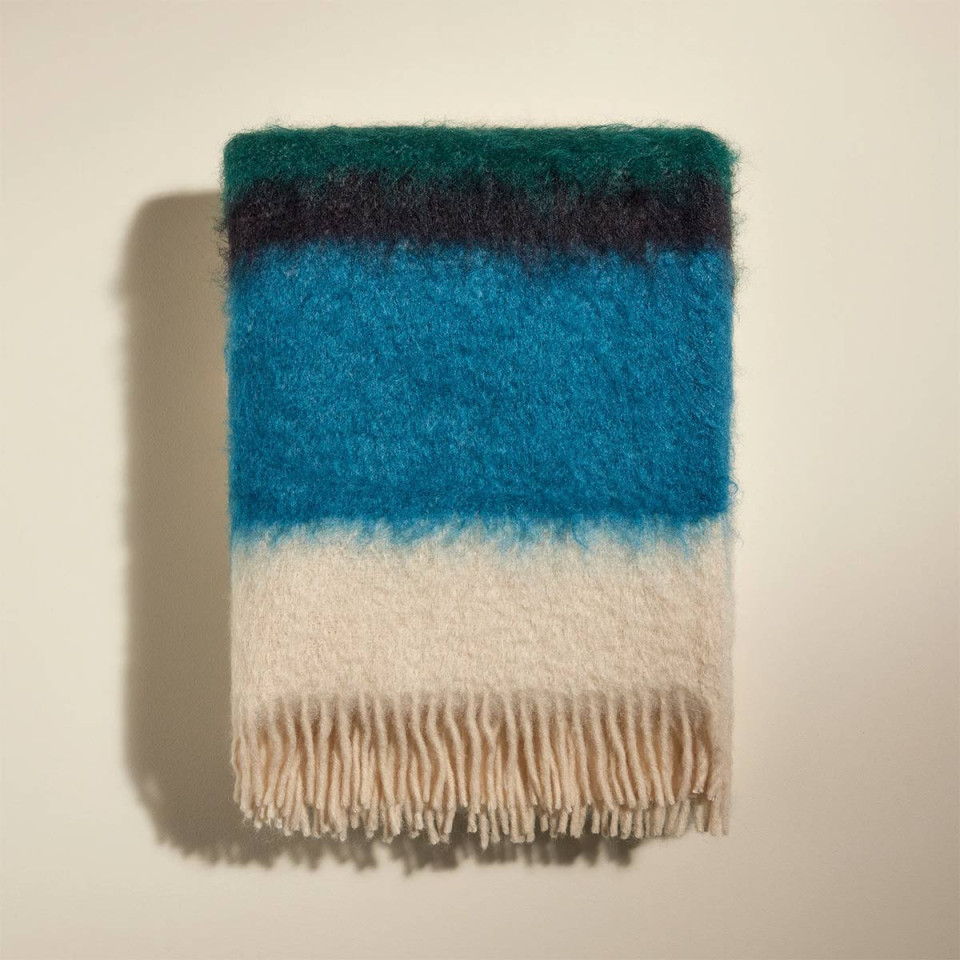 Plaid Mohair et Laine SERENITY 
