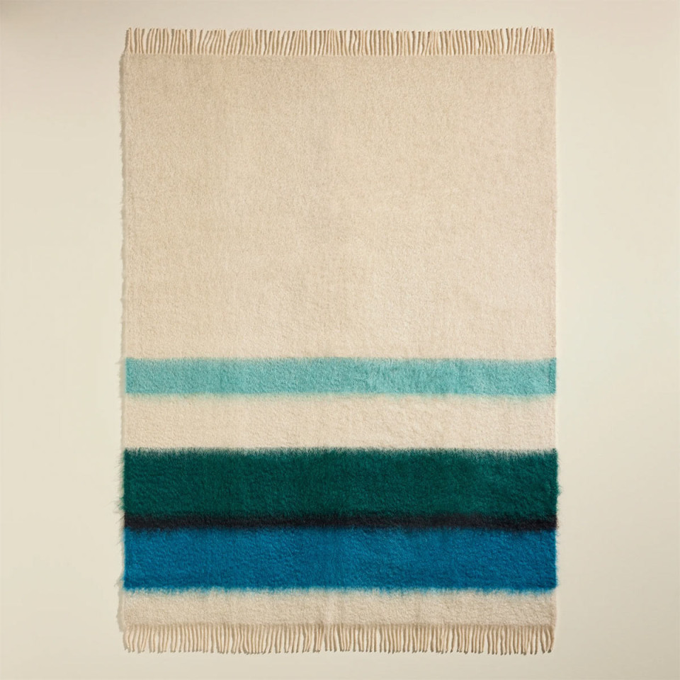 Plaid Mohair et Laine SERENITY 