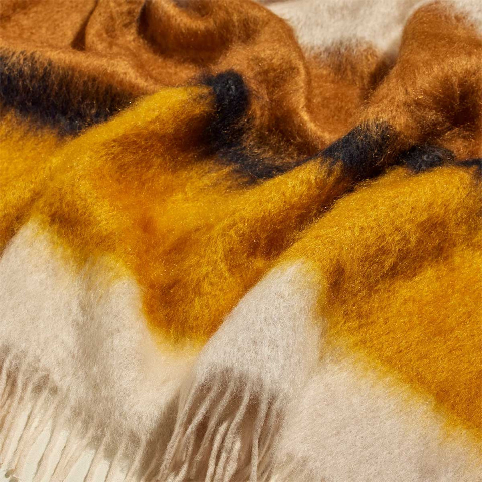 Plaid Mohair et Laine SERENITY 