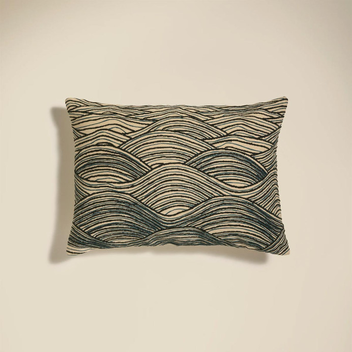 Coussin Laine et Coton HOULE - Maison Sarah Lavoine | Impression lin