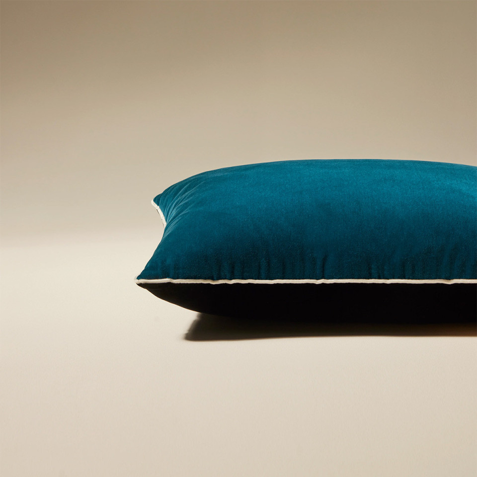 Coussin en Velours DOUBLE JEU 