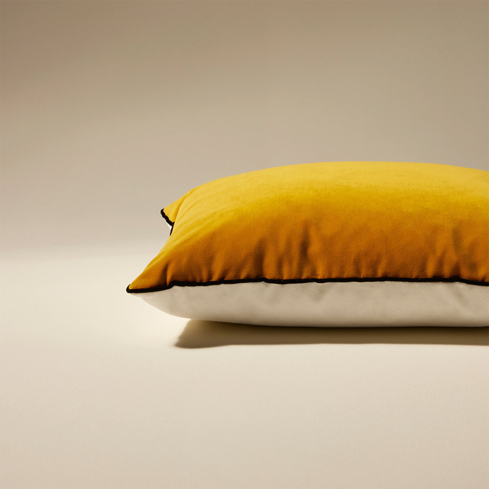 Coussin en Velours DOUBLE JEU 