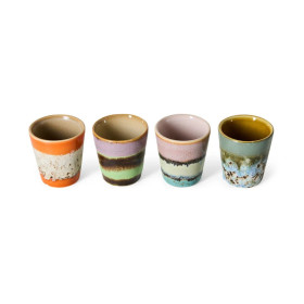 Set 4 Mugs Ristretto Céramique - 70S