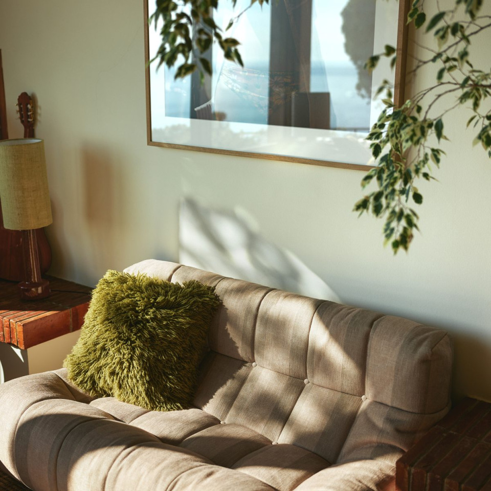 Coussin Fluffy OLIVE