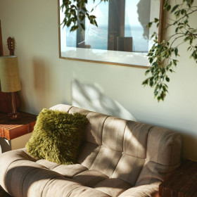 Coussin Fluffy OLIVE