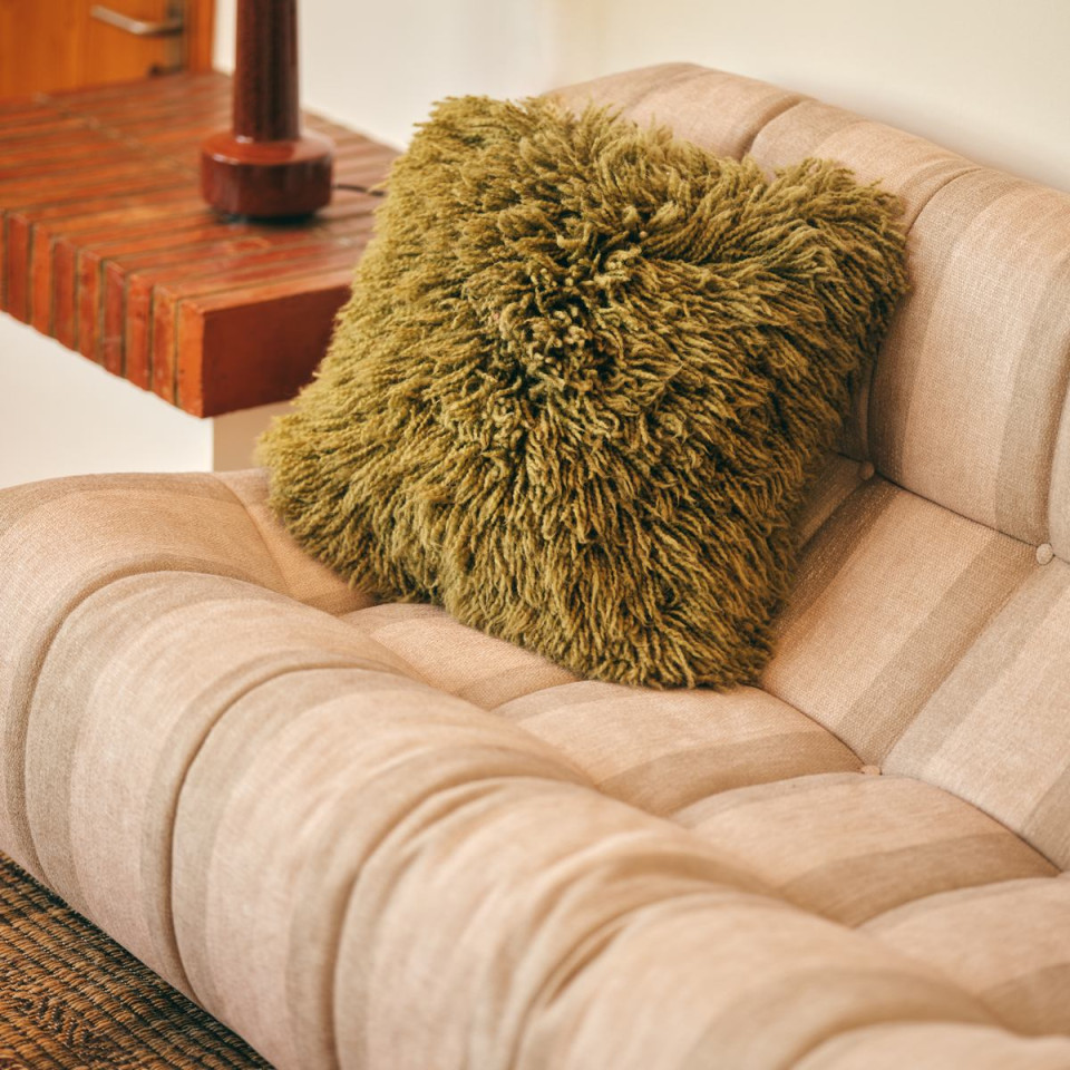 Coussin Fluffy OLIVE