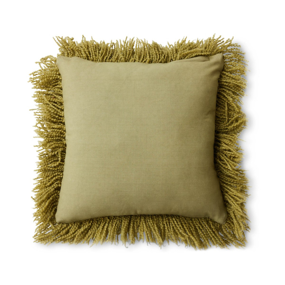 Coussin Fluffy OLIVE