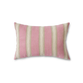 Coussin Tissé en Lin BLUSH