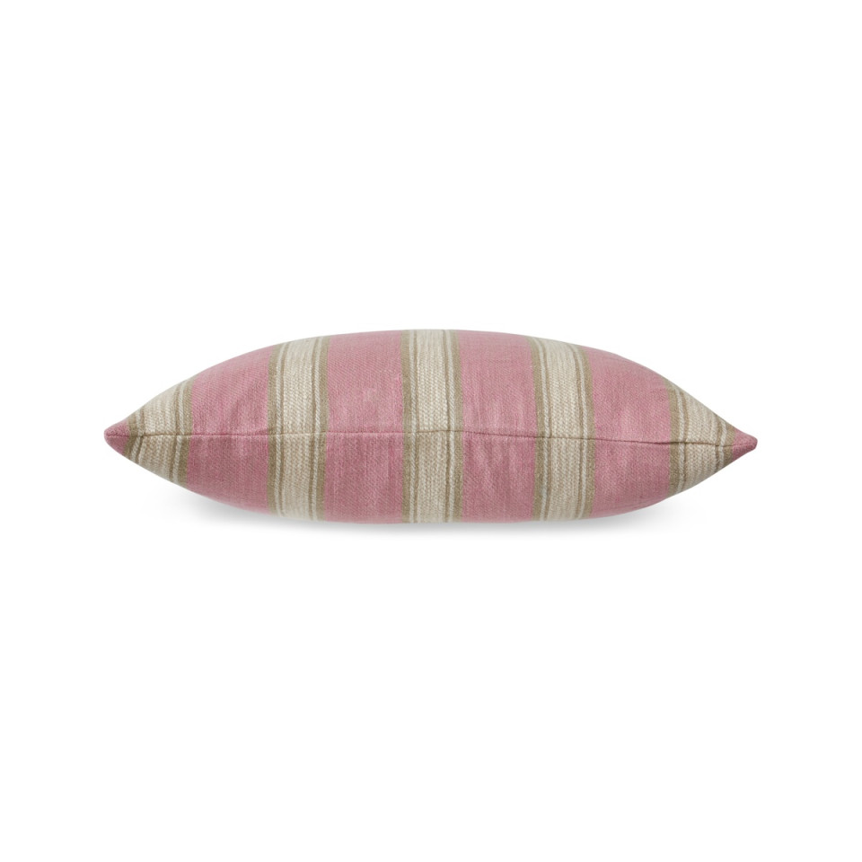 Coussin Tissé en Lin BLUSH
