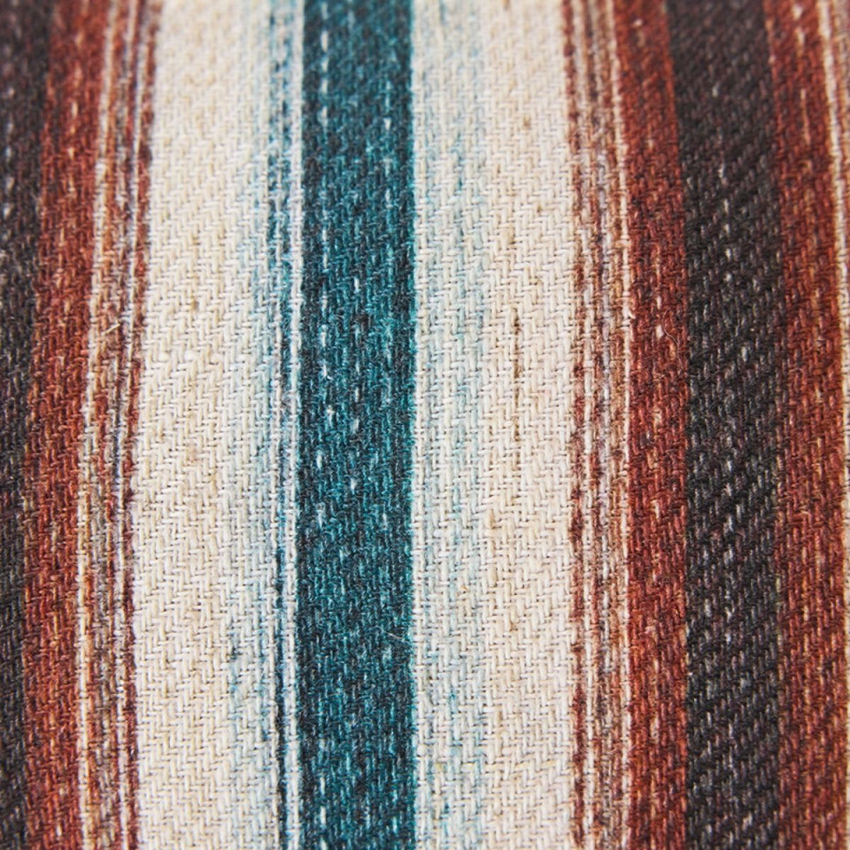 Coussin Rayé en Lin WINTER CHALET